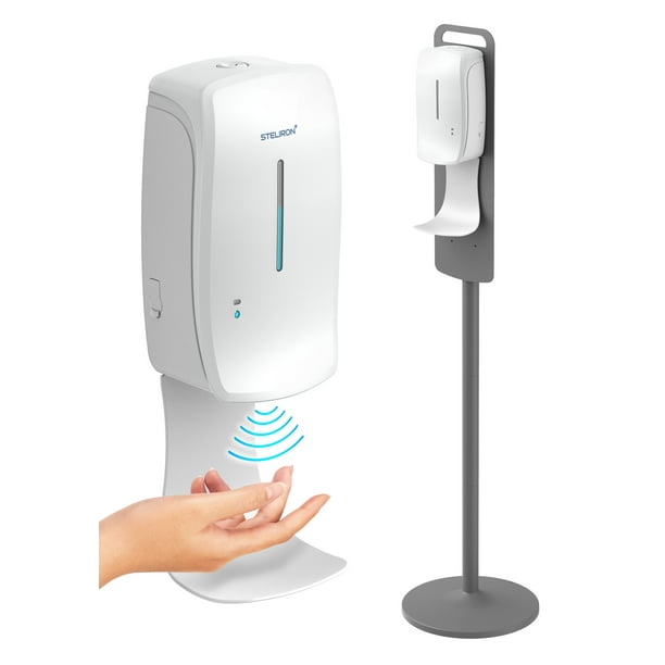 Automatic Touchless Gel Hand Sanitizer Dispenser,Wall Mounted 1200ml Refiilable Sensor Smart Dispenser,Suitable for All Gel Hand Sanitizer